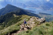Monte Legnone (2610 m), l’alta sentinella orobica del Lago di Como, da Roccoli dei Lorla il 21 agosto 2016 - FOTOGALLERY
